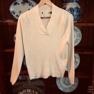 Price Reduction! Talbots Cable Stitch Cotton Sweater